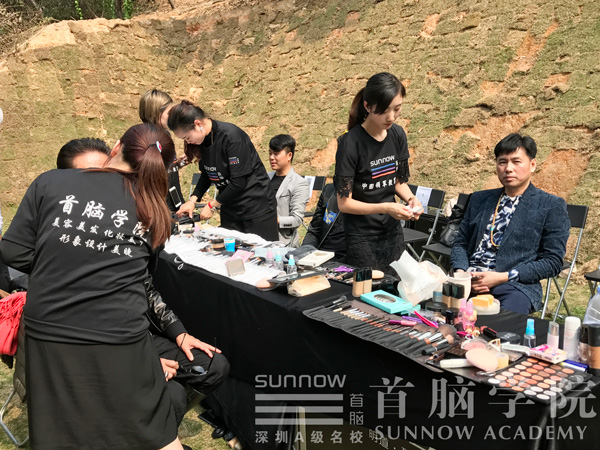 首腦學院為MARCUSS 2017秋冬新品發布會化妝造型