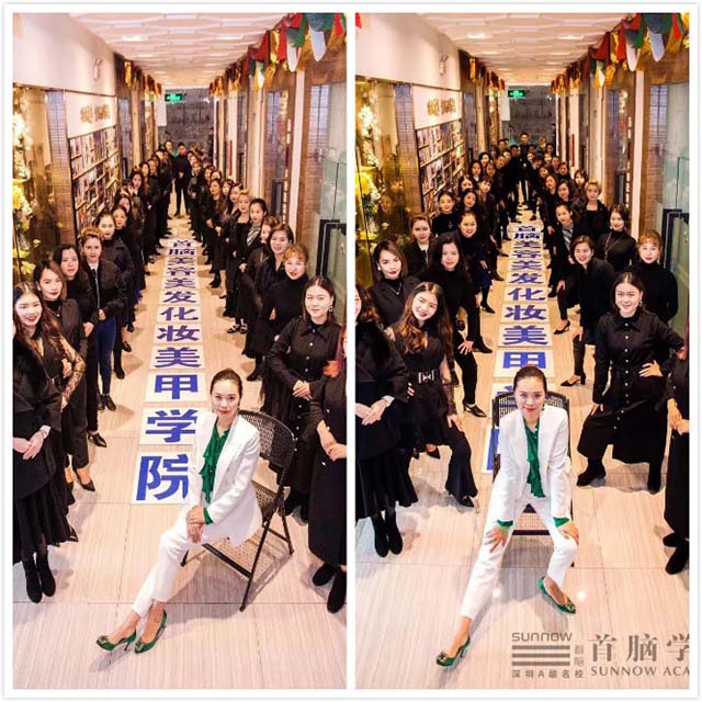 化妝師、美容師、美發師、美甲師全體合影